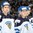 HELSINKI, FINLAND - DECEMBER 26: Finland's Juho Lammikko #28 and teammates look on during the opening ceremonies prior to preliminary round action against Belarus at the 2016 IIHF World Junior Championship. (Photo by Andre Ringuette/HHOF-IIHF Images)

